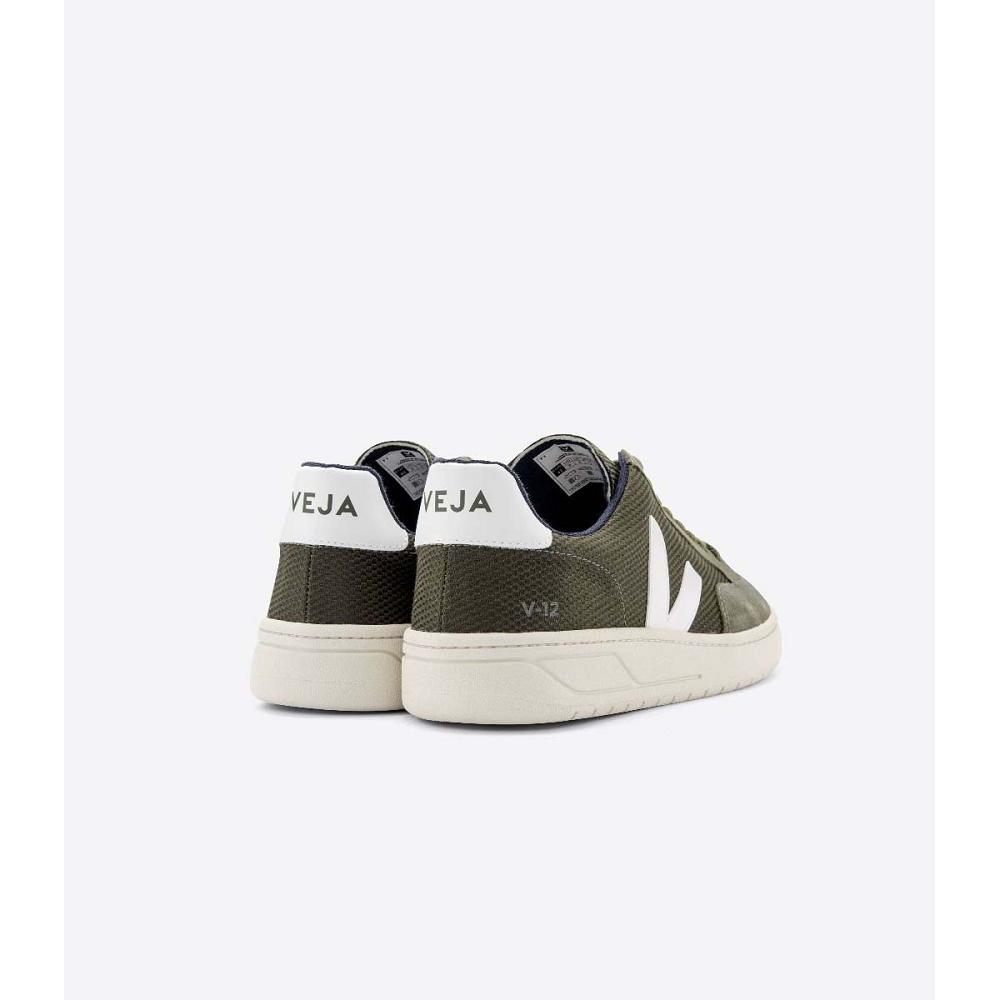 Veja V-12 B-MESH Tenisky Damske Olivovo Zelená | SK 672JPQ